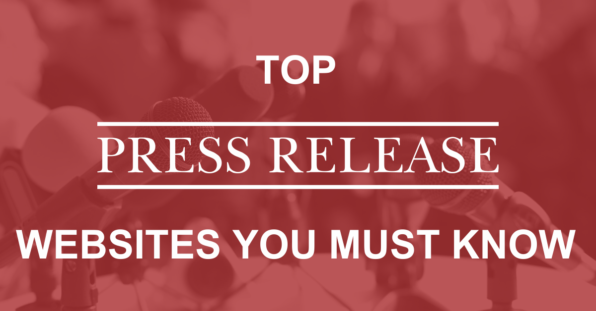 Top Press release websites you must know in SEO