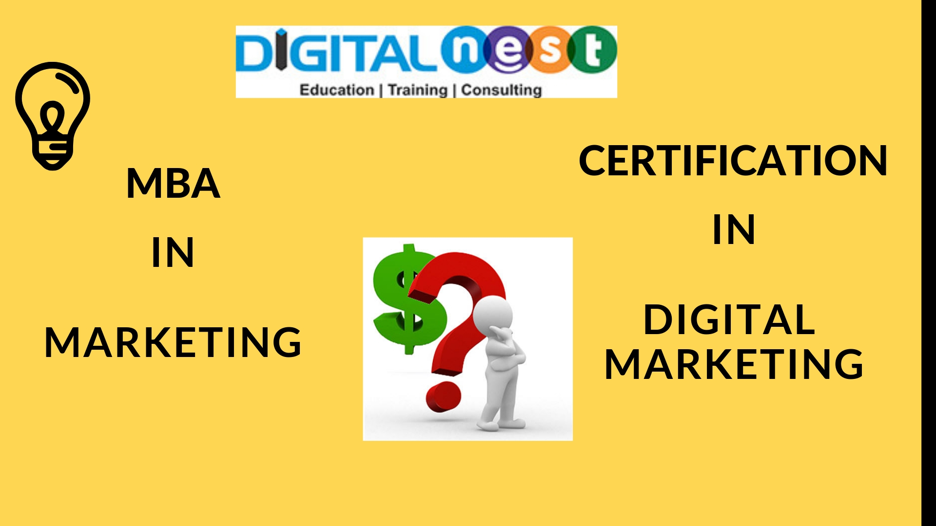 MBA in Marketing or Certification in Digital Marketing